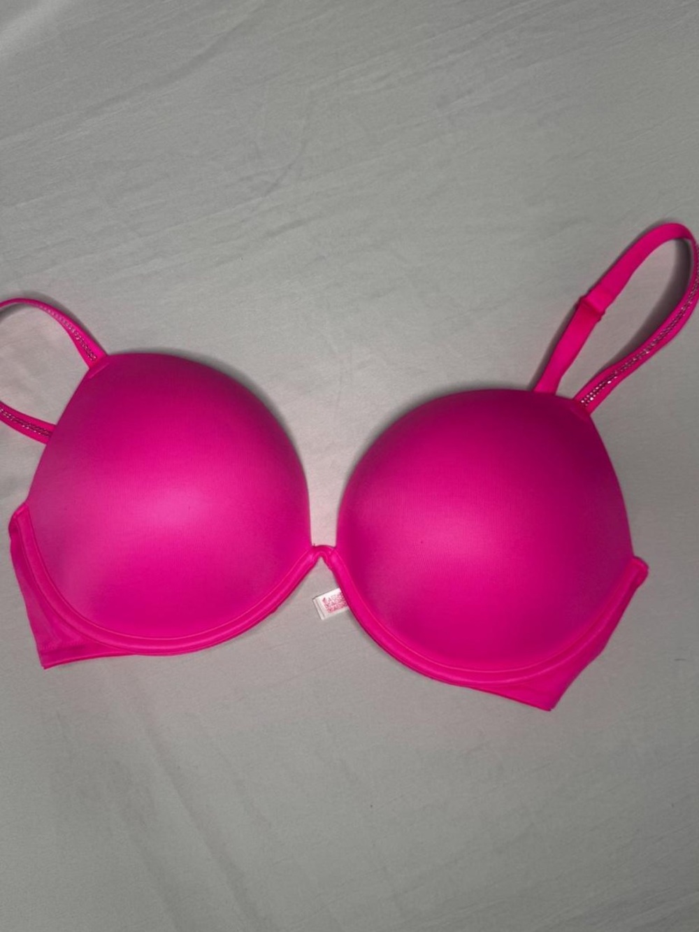 Victoria’s Secret Rhinestone Strap Push Up Bra Size 36DD